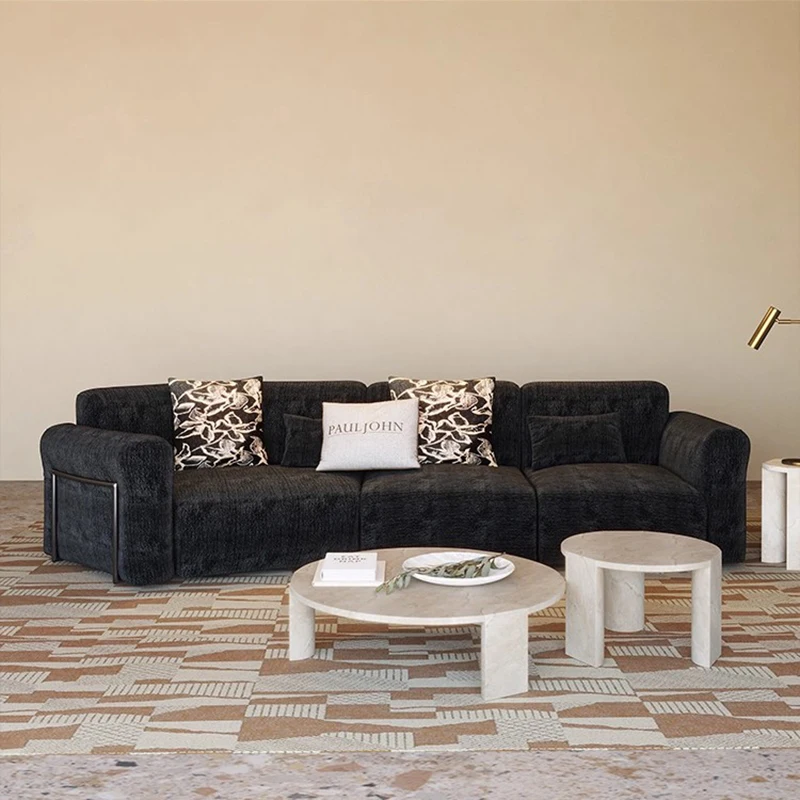Sofás de Lujo para Sala de Estar, Sofás Modernos de Diseño Nórdico de Terciopelo para Sala de Estar, Decoración de Habitaciones, Sillón Cama, Muebles de Moda
