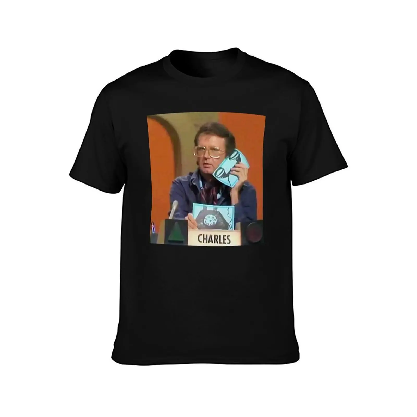 Charles Nelson Reilly color photo T-Shirt Basic Lightweight Short Sleeve Tee T-Shirt