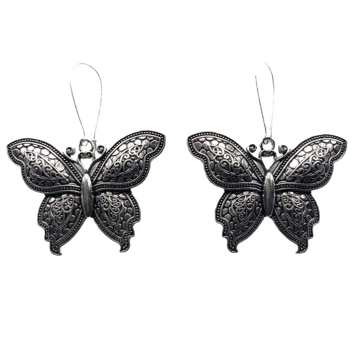 الأقراط القوطية الكبيرة خمر هدية عبر الحدود مجوهرات Faionable سبيكة جزءا لا يتجزأ من الأحجار الكريمة الاصطناعية الأذن المجوهرات #2