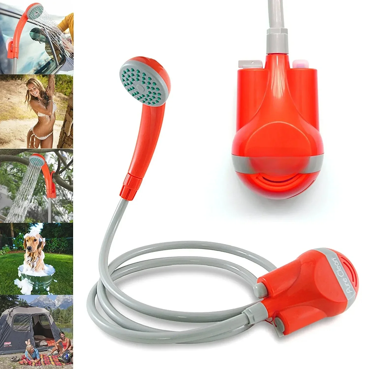 Innovation USB Rechargeable Portable Outdoor Shower For Camping, Hiking, Backpacking Trip