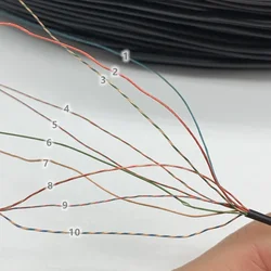 10 core Bluetooth-compatible cabe headbeam lineEnameled wire earphone wire OD: about 1.7mm 20meters