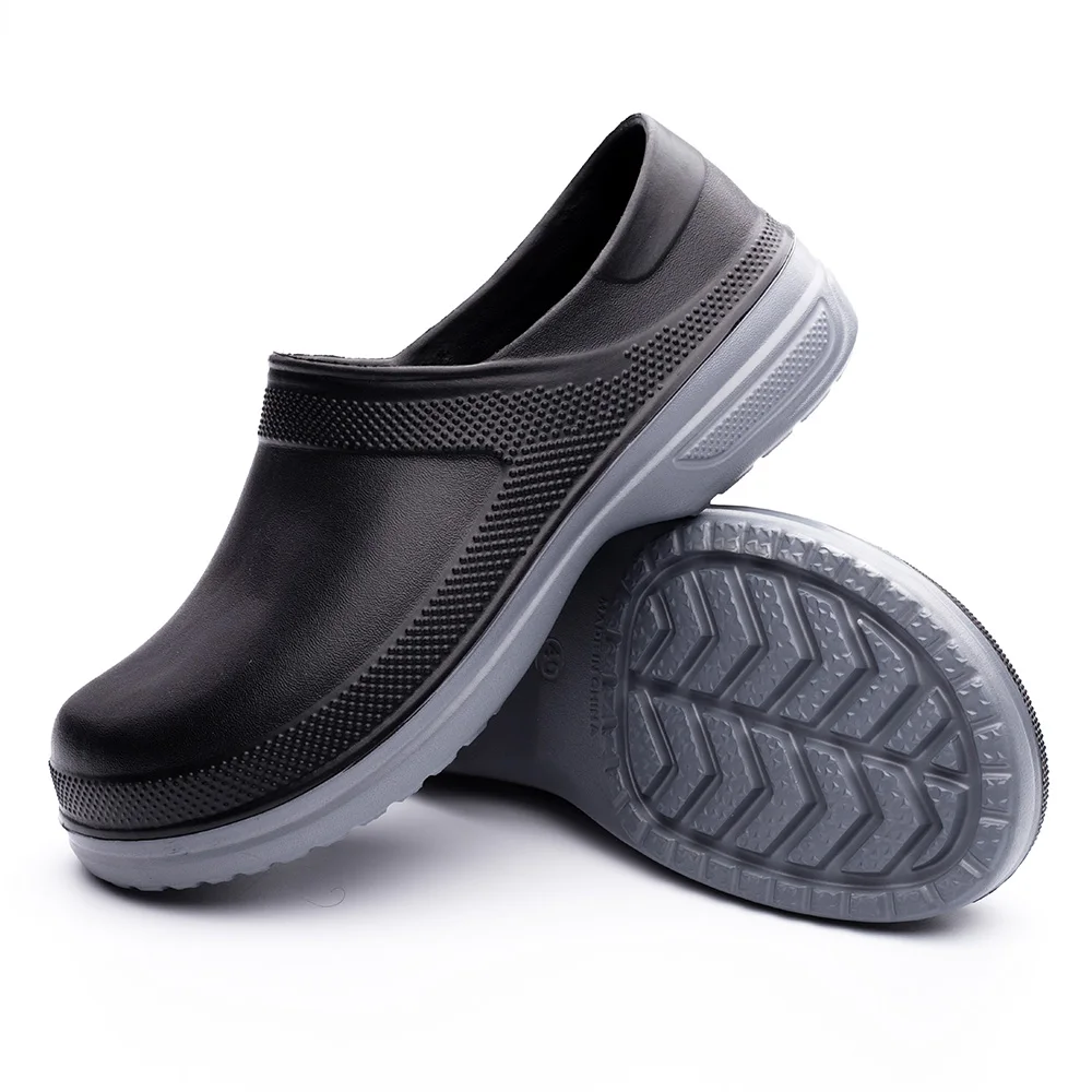 Anti-Skid Oil Resistant Chef Shoes For Men Kitchen Clogs Garden Shoes Cook Hotel Restaurant Nursing Waterproof Big Size 48 49 50