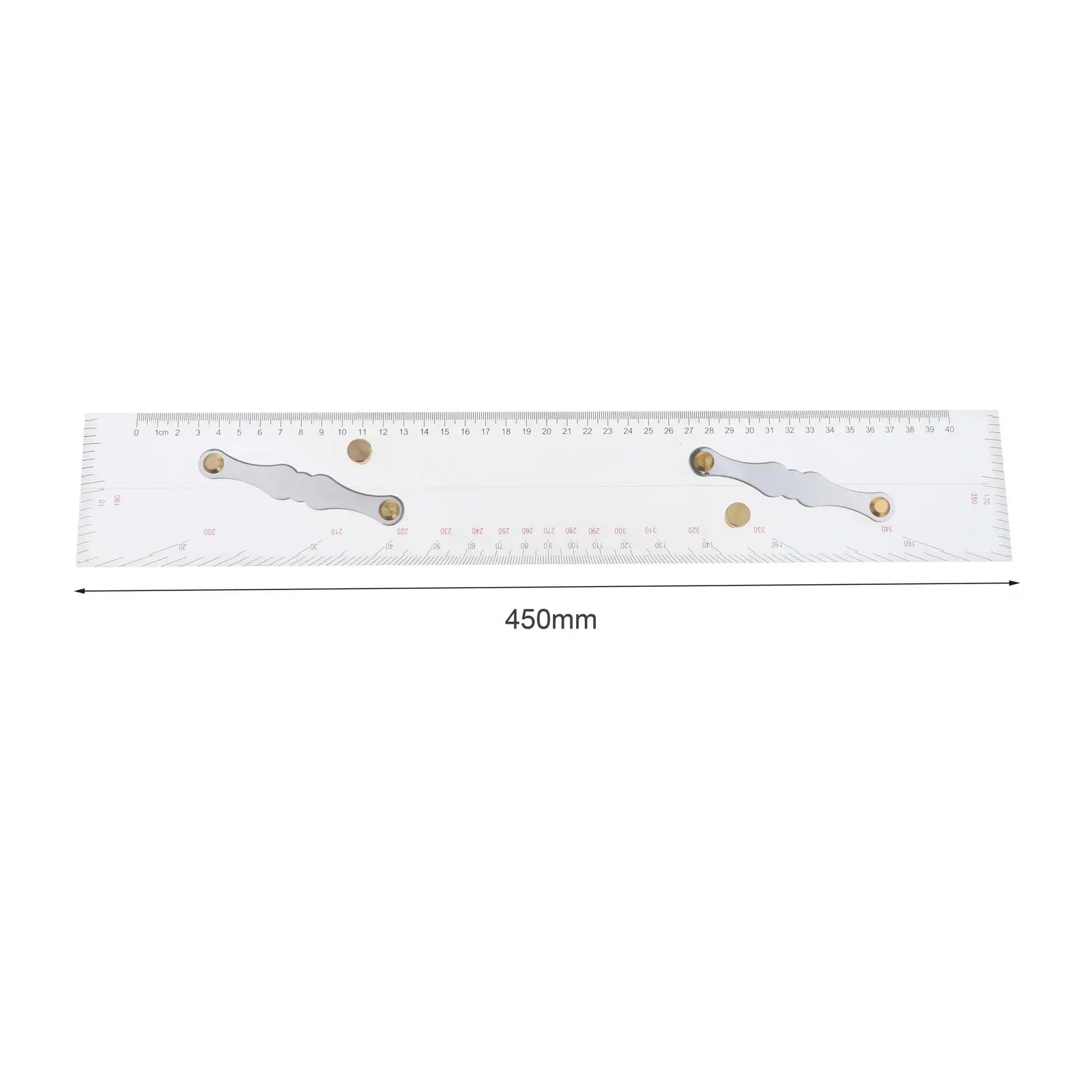 Navigation Parallel Ruler Easy to Use Roll Ruler for Office Measuring