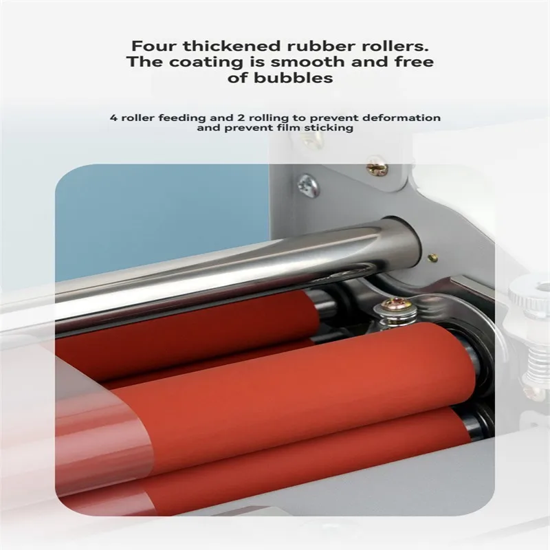 9460T A2+ 110V 220V Paper Laminating Machine Four Roller Cold Hot Laminator Rolling Machine film photo Laminating Machine