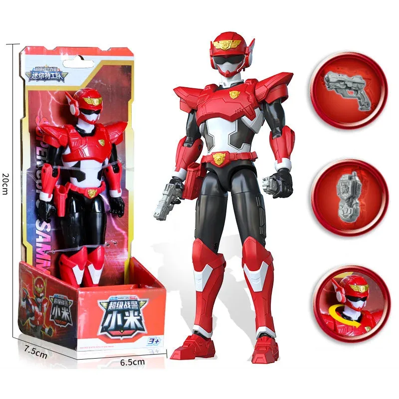 ミニフォース最強警察変換アクションフィギュアロボットおもちゃ X シミュレーション動物ミニエージェント