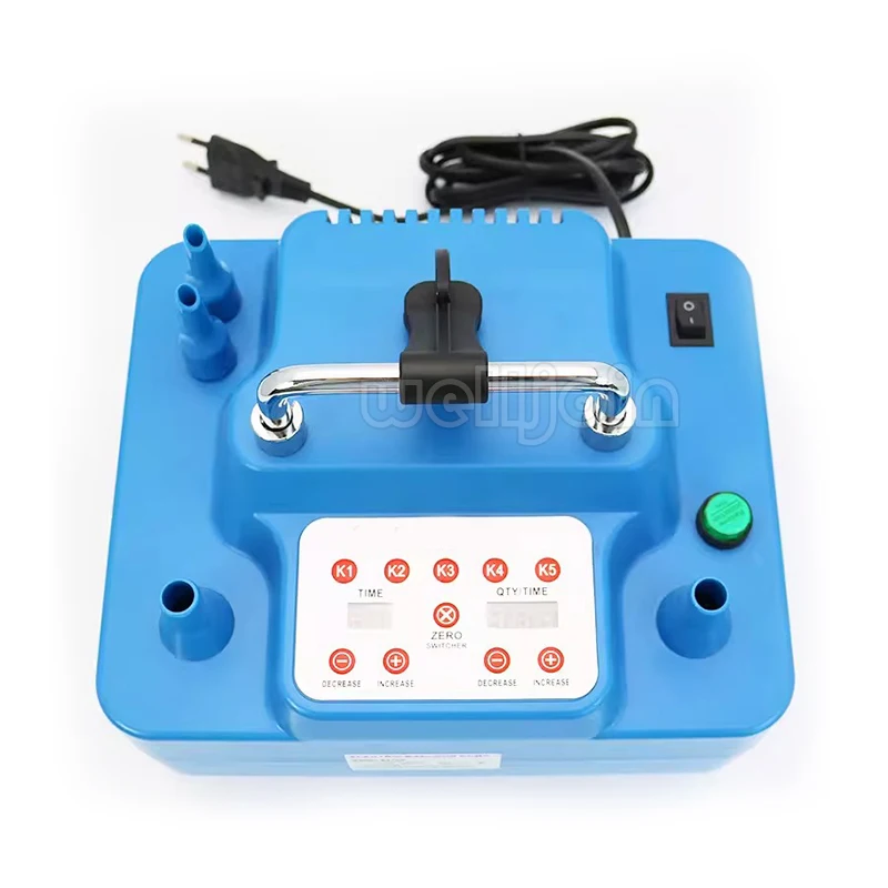 

Electric Balloon Pump 800W With Timer Dual Holes Professional Inflator With Memory Function Foot Switch 800W