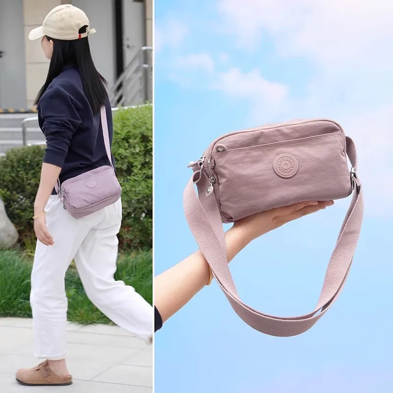 

Multi-Layer Crossbody Bag Portable Lightweight Water-Resistant Single oulder Ladies Bag Casual Versatile Multi-ket Bag