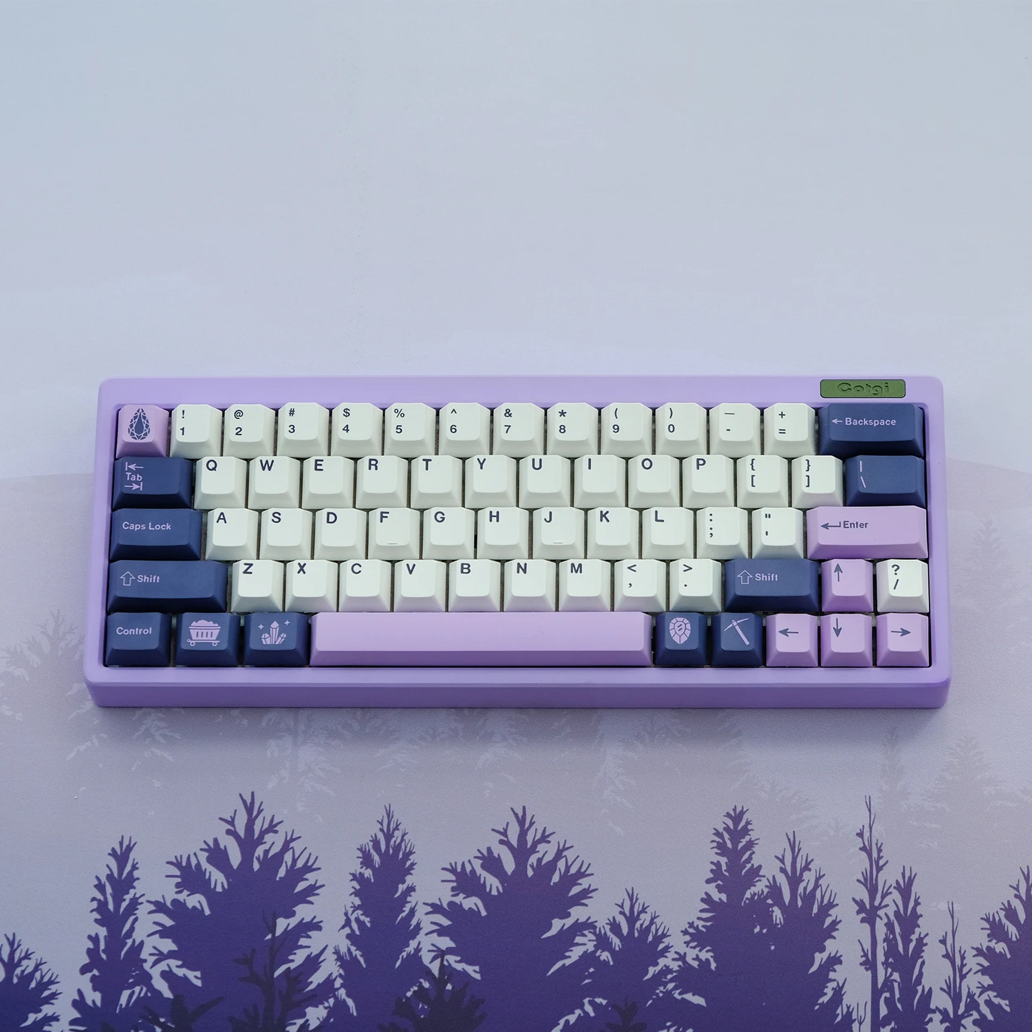 

131 Keys GMK Amethyst Keycaps Cherry Profile PBT Dye Sublimation Mechanical Keyboard Keycap GMK KeycapsFor MX Switch 61/64/68/87