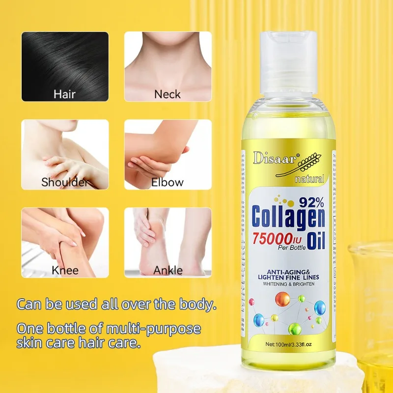 collagen Oil Hydrates Moisturizes Brightens Moisturizes Reduces Rough Skin Removes Dead Delicate Skin