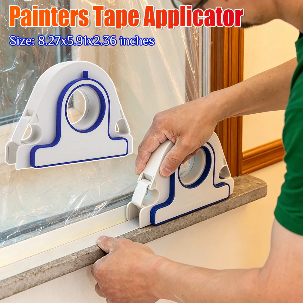 painters-tape-applicator-with-scraper-masking-master-tape-dispenser-covering-paint-tapes-dispenser-for-paint-decorations