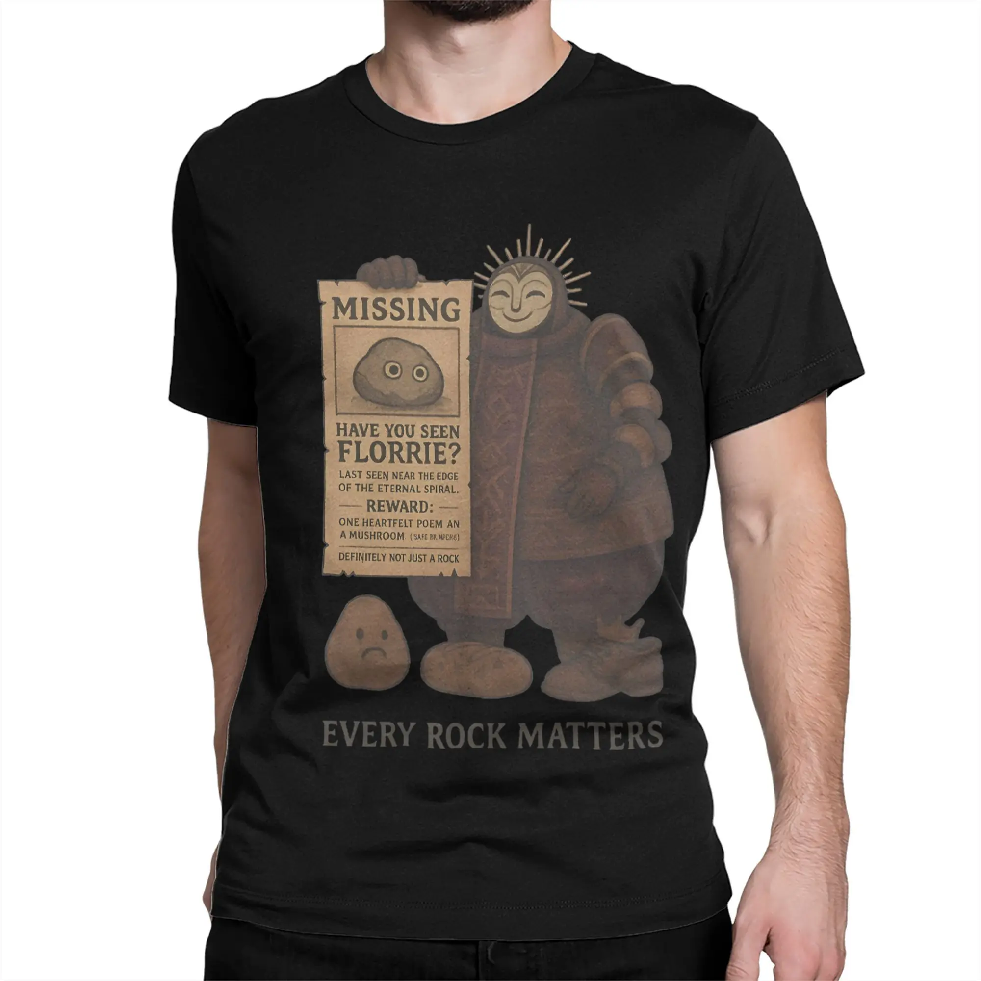 Clair Obscur Expedition 33 T Shirt for Men Cotton Amazing T-Shirts O Neck Missing Pet Rock  Tees Short Sleeve Clothes Original