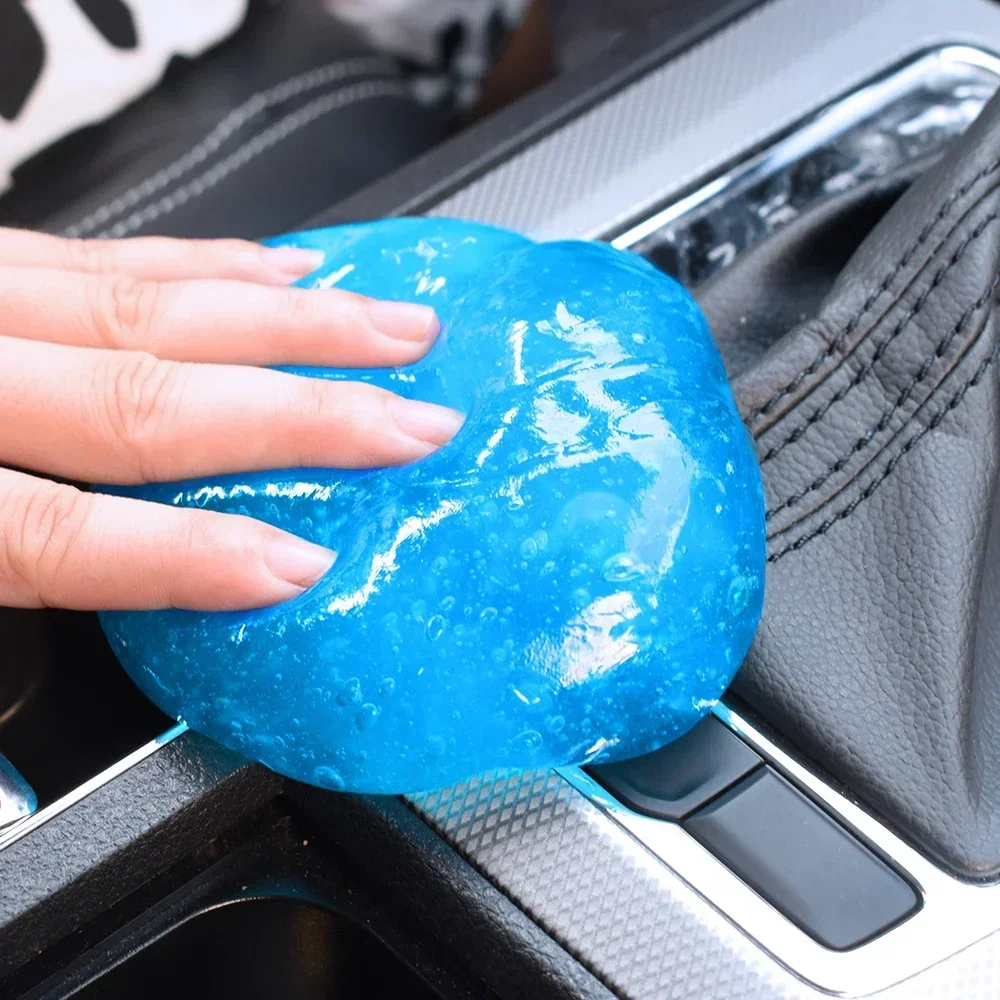 Car Interior Dust Collector, Gel Slime Cleaning Magic Dust Collector, Glue Car Exhaust Dirt Cleaner, Car Cleaning Gel Amagi
