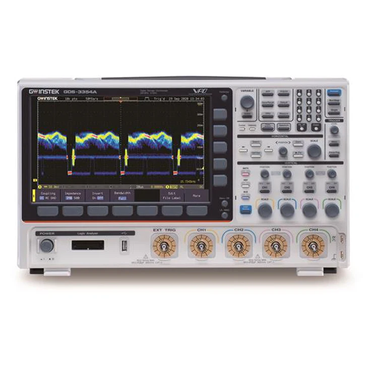 Gwinstek GDS-3000A Digital Storage Oscilloscopes GDS-3352A GDS-3652A Channel Bandwidth