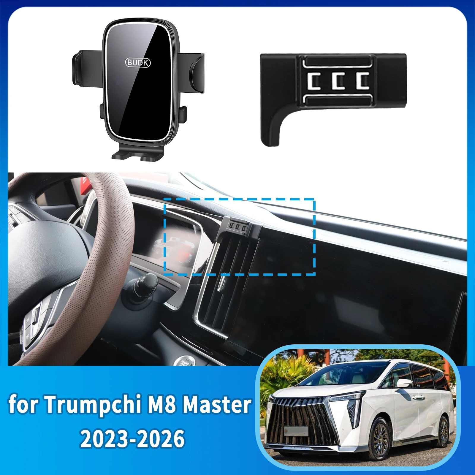 

Car Mobile Phone Holder fit for GAC GN8 gn 8 Trumpchi M8 Master 2023-2026 Navigation Stand Auto Accessories GPS Bracket