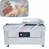 Double Chamber Flat Vacuum Packaging Machine Commercial Large Capacity Vacuum Printing Sealing Machine Food Bags Sealer Machine