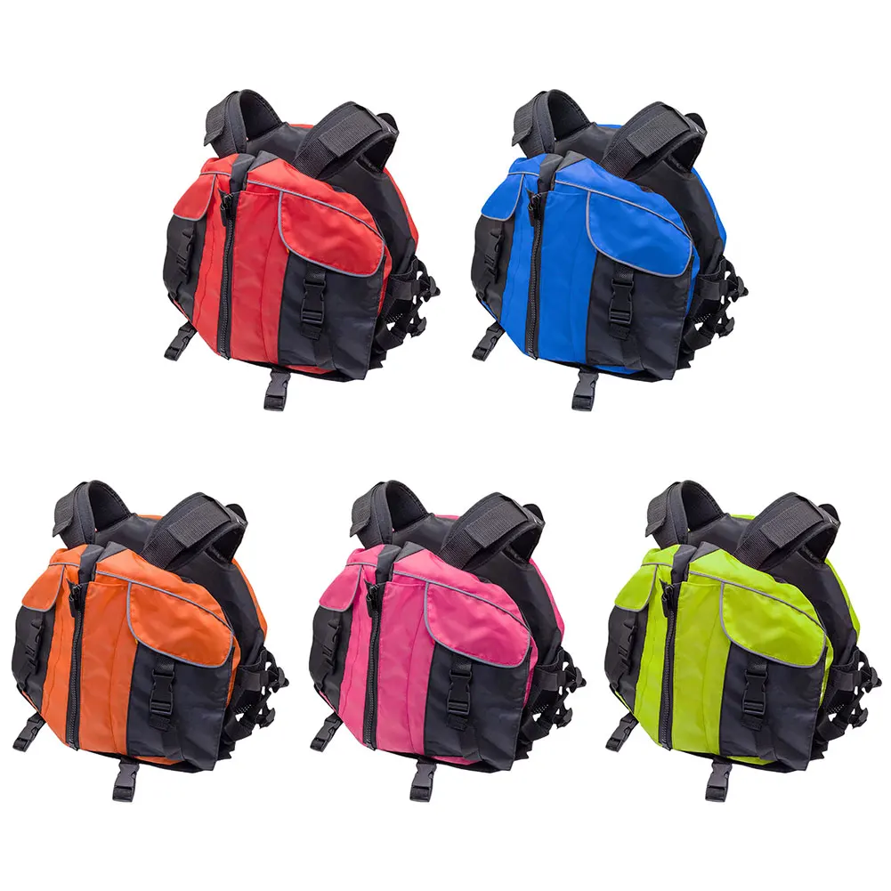 Water Sports Safety Vest Adjustable Floating Life Vest Reflective Buoyancy Life Vest for Snorkeling Swimming Kayaking Boating