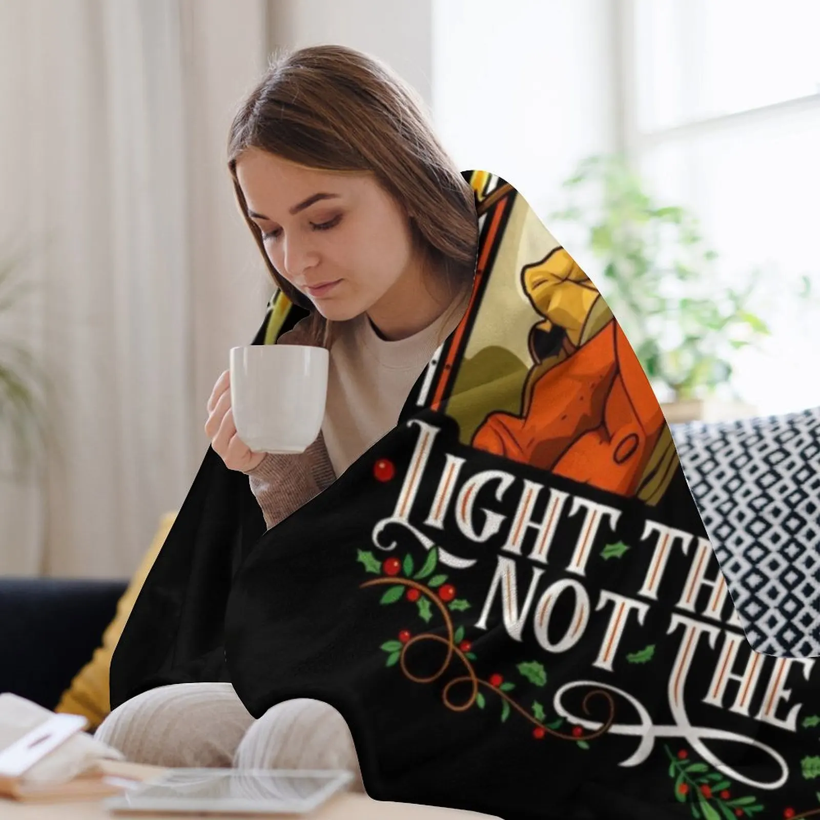 Muppet Christmas Carol - Gonzo & Rizzo رمي بطانية أنيمي دافئة لفصل الشتاء للأريكة المزخرفة بطانيات منقوشة لطيفة