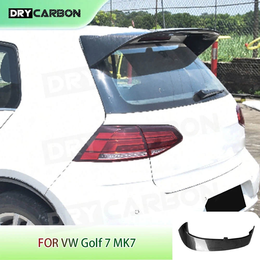

Задний спойлер на крышу из углеродного волокна, крылья для Volkswagen VW golf 7 VII MK7 Standard 2014-2017, аксессуары для спойлера без GTI FRP