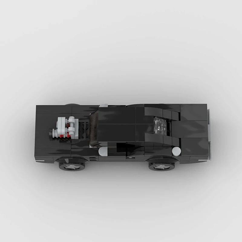 MOC Classic Building Kreatives Spielzeugautomodell-Set, DIY Super-Rennwagenmodell, geeignet als Geschenk für Geburtstage und Weihnachten