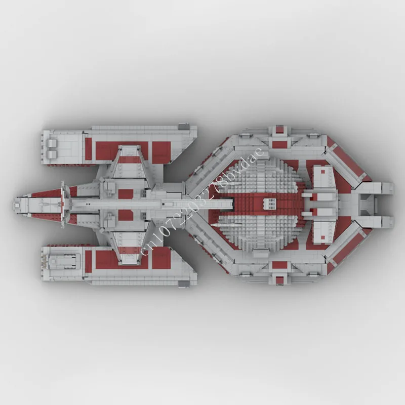 6956PCS RX-200 Falchion-class assault tank UCS Space War Military MOC SpaceShip Battle Model Building Blocks DIY Model Toys Gift
