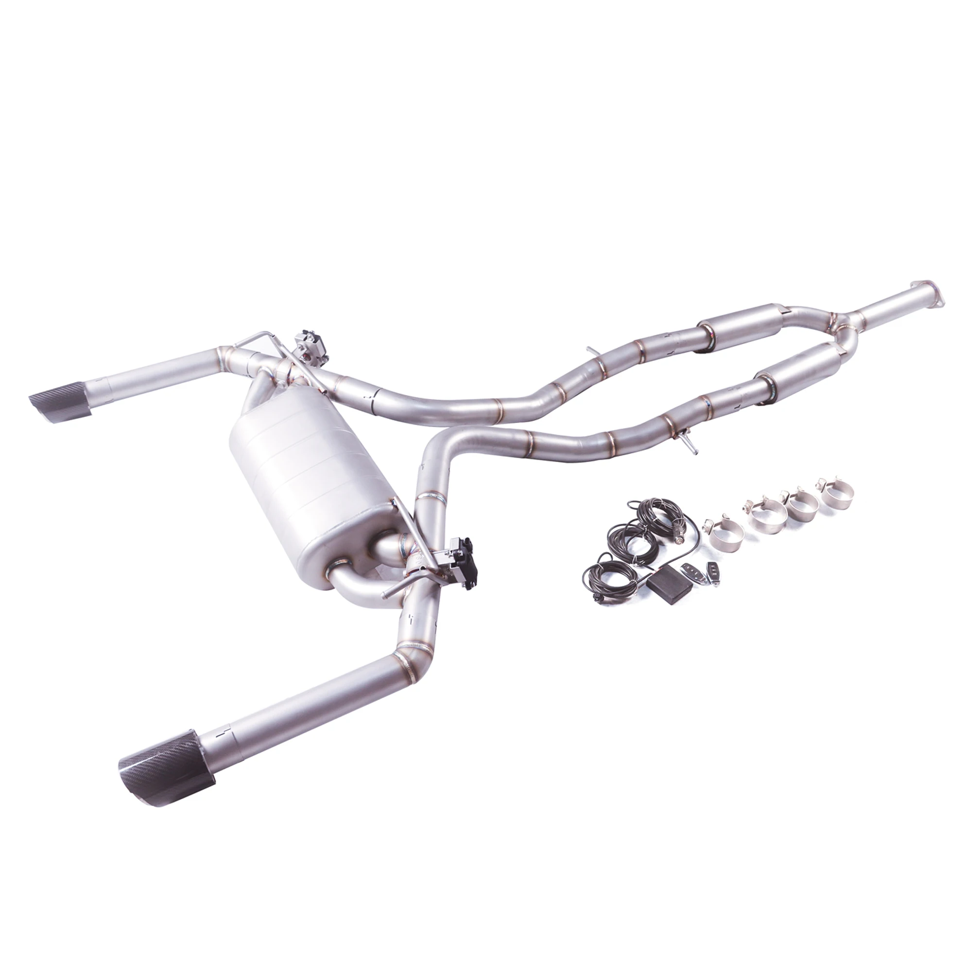 

GFC is applicable to the Infiniti Q50 Q60 2.0T 304 stainless steel Catback with valve exhaust system