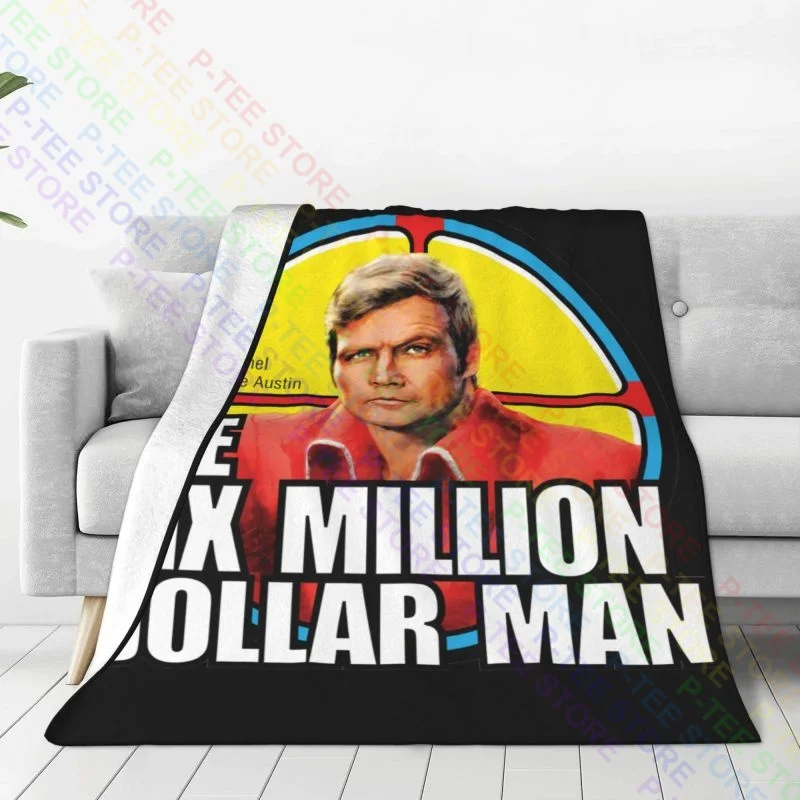 The Six Million Dollar 70'S Tv Show Bionic American Blanket Plush New Style Faux Fur Throw