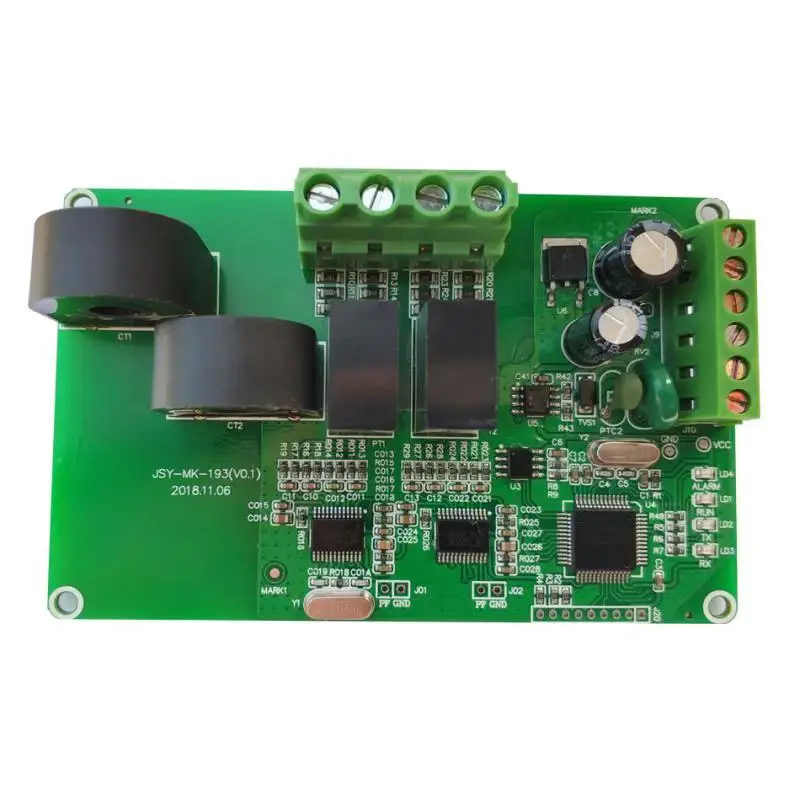 Multi-channel Metering Module 2-channel Power AC Current Data Meter Collects Power Frequency and Voltage Detection