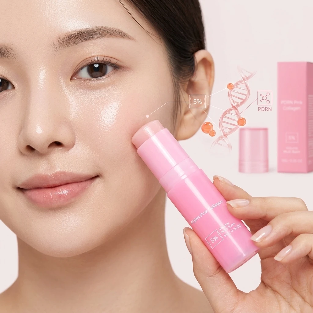 Hydrating Wrinkle Bounce Balm Collagen Multi Balm Stick Reduce Skin Dull Enhance Skin Elasticity Face Lip Eye Multi Cream Stick