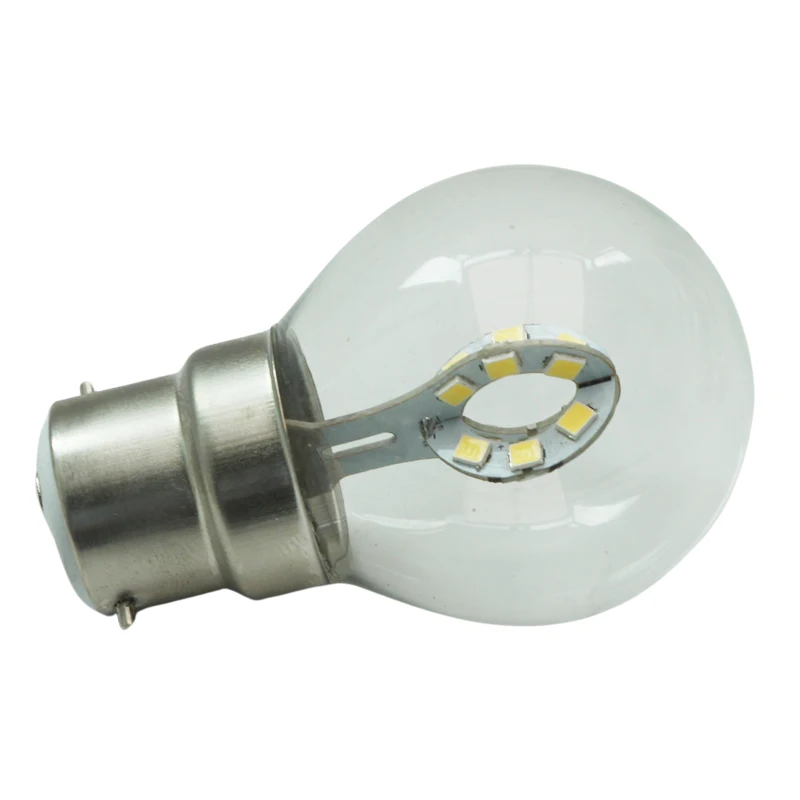 Lampada Led Bubble Ball Bulb E27 B22 G45 4W 110v 220V Clear Shell Low Voltage 10v to 80v 12v 24v 36v Light For Home Indoor Lamp