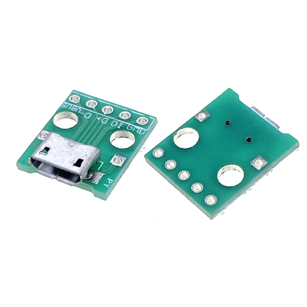 MICRO power adapter board 1.25/PH2.0/XH2.54MM spacing adapter board MICRO USB Mike 5p female power board data cable test