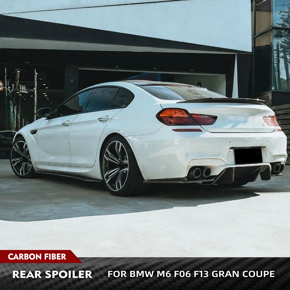 

Car Rear Racing Spoiler Wing for BMW F06 F13 640i 650i M6 Gran Coupe 2012-2016 Carbon Fiber/ FRP Car Rear Trunk Spoiler Wing