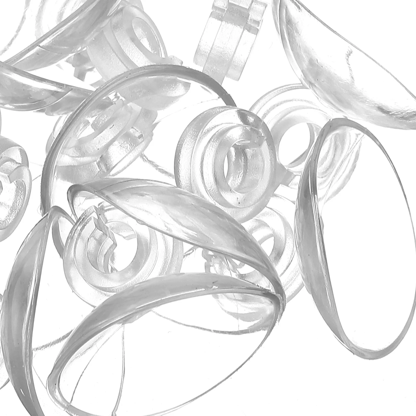 20 Pcs Hose Suction Cup for Oxygen Tube Clip Aquarium Sucker Clamps Fish Tank Equipment Airline Tubing Holders Clips Cups Pump