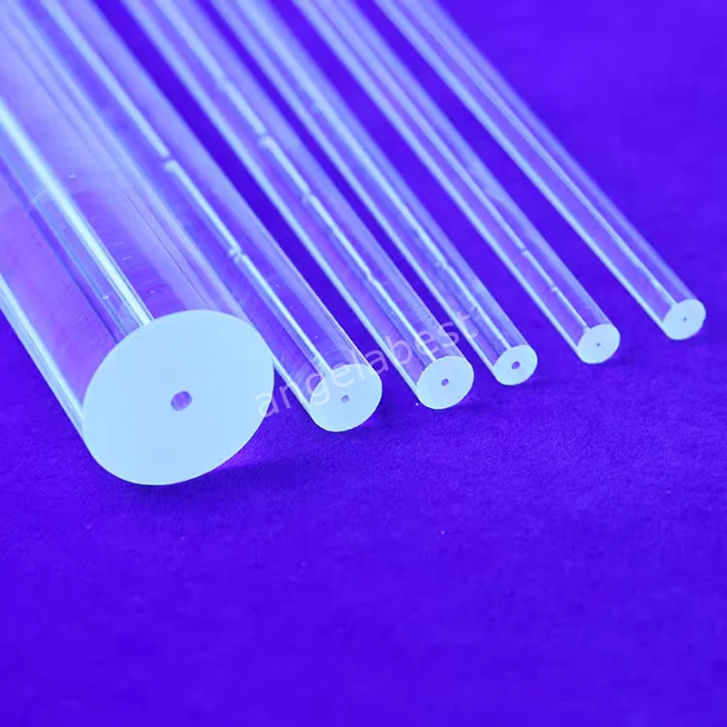 

OD 1mm to 2.5mm Optical fiber hollow tube Quartz Capillary Tube Silica Single-Bore Glass pipe High Temperature Glass Tubes