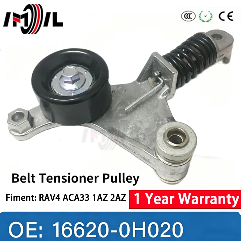 Fan Belt Automatic Tensioner Assembly for TOYOTA PREVIA RAV4 CAMRY ALPHARD Lexus ES240 ACA33 1AZ 2AZFE 16620-0H020 16620-28041