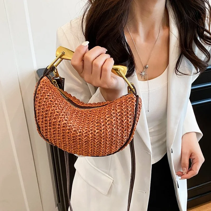 

Fashionable Casual Simple Vintage Handbag With Solid Color Bag For Women Minimalist Unique Leisure