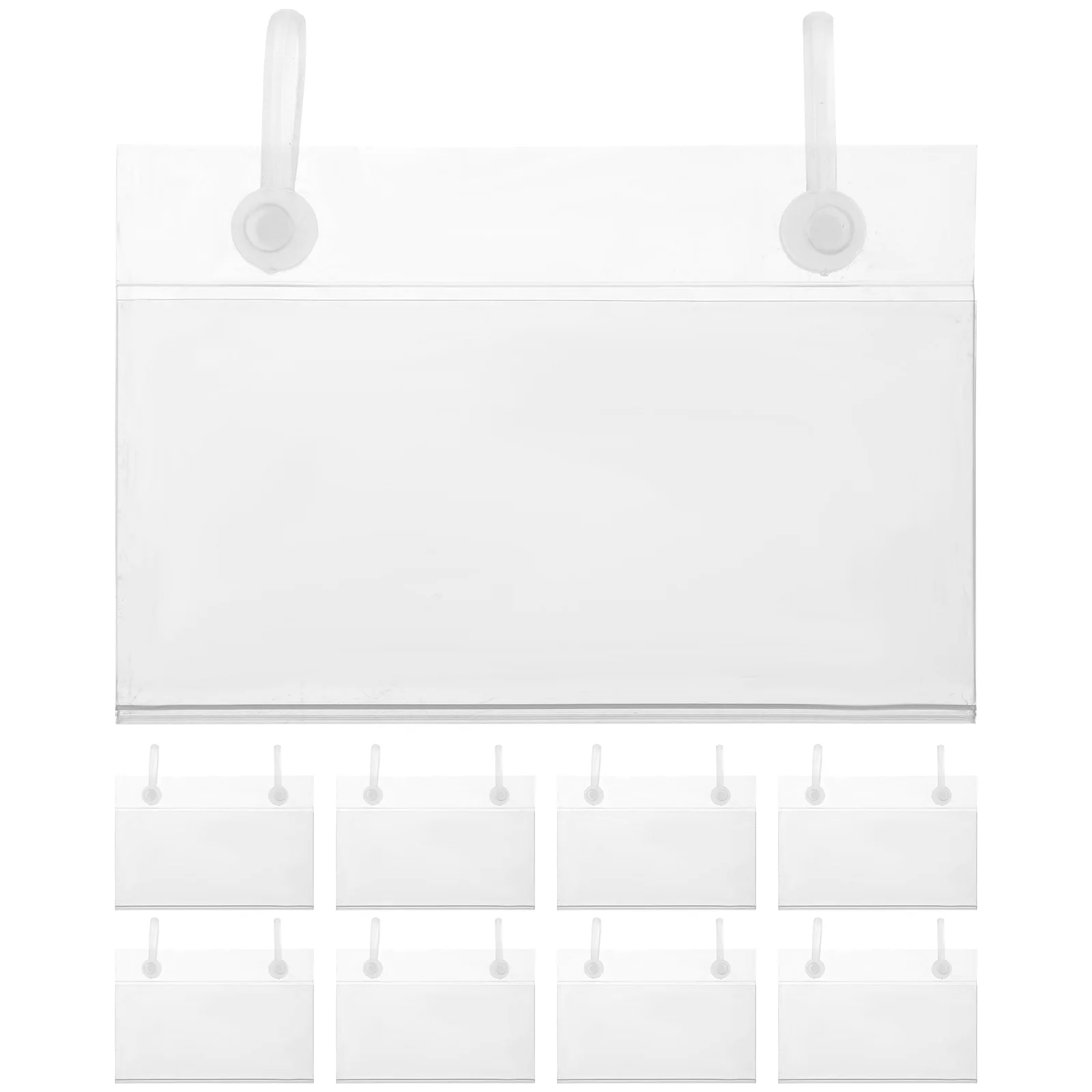 

50 Pcs Price Tag Label Holder Supermarket Accessory Labels Holders Display Shelf Stand Shelves Wear-resistant Sign Store Wire