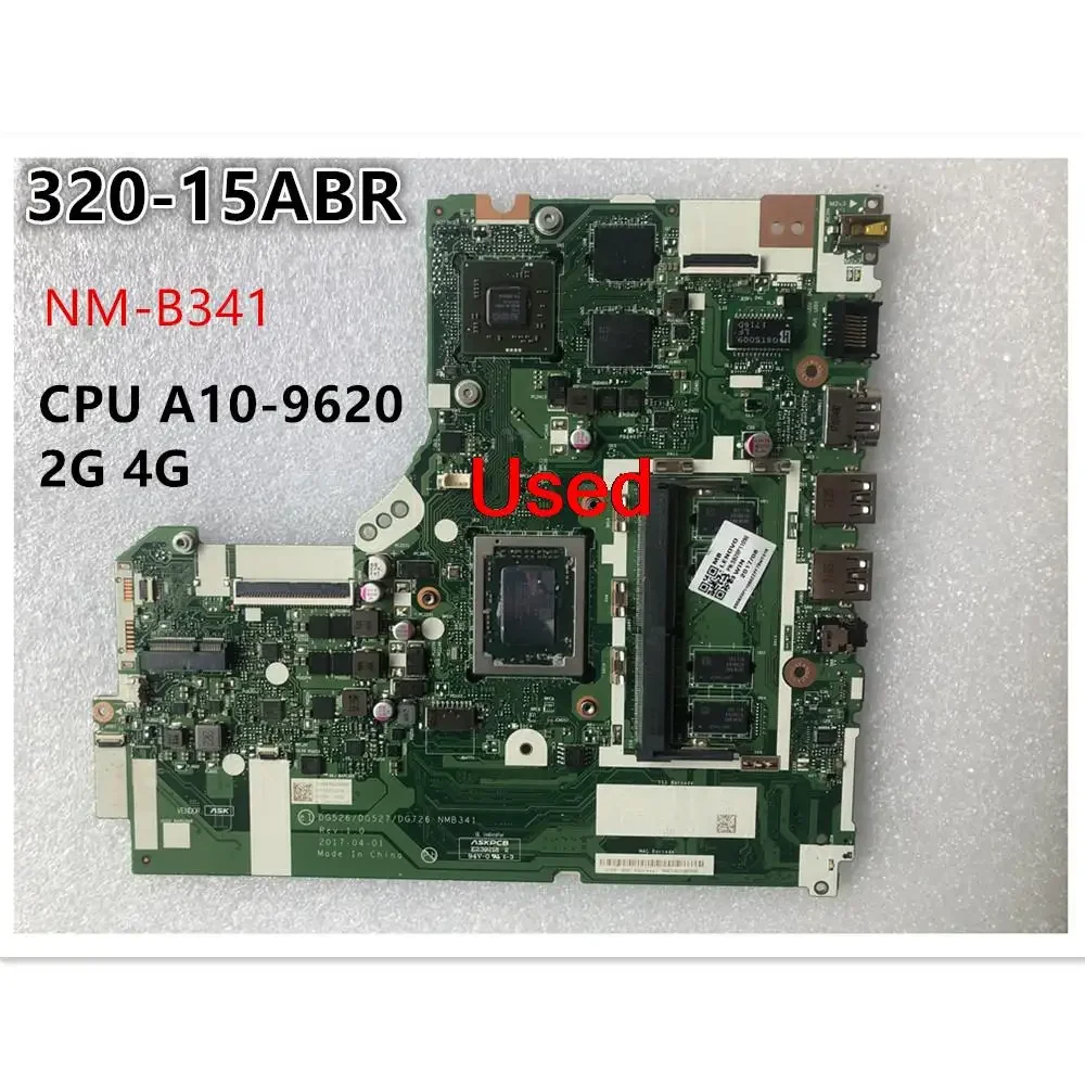 

NM-B341 для Lenovo Ideapad 320-15ABR, материнская плата для ноутбука с процессором A10-9620 SWG 2G 4G FRU 5B20P11090