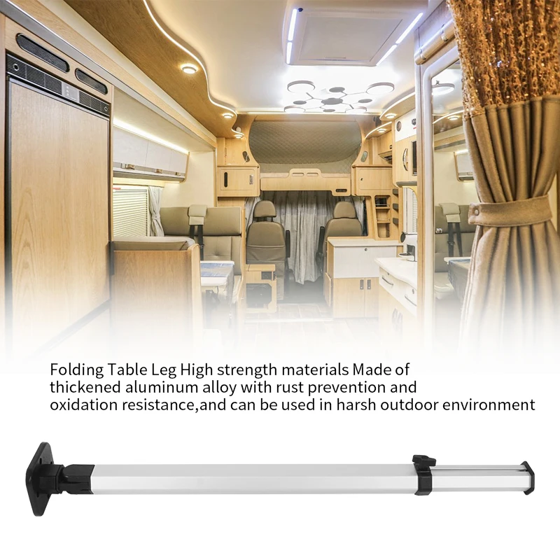 TYTXRV RV اكسسوارات RV طاولة قابلة للطي الساق 560-765 مللي متر/22-30.1in سبائك الألومنيوم طاولة قابلة للطي قاعدة الساق ل RV قافلة قارب يخت #4