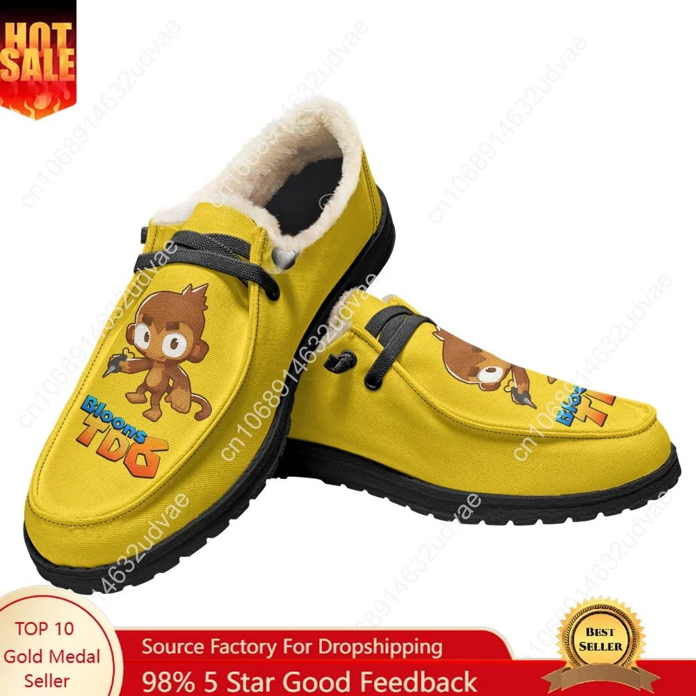 

Bloons TD6 Casual Shoes Plush Flat Shoe Men Woman Breathable Casual Outdoor Lightweight Footwear Couple Custom Made Shoe