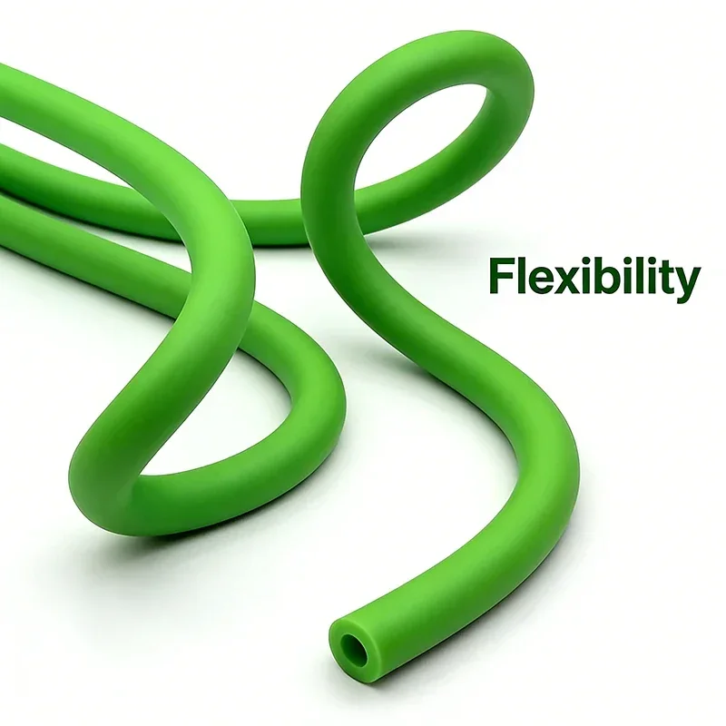 1.6-8mm Green Nature Latex Tube 1-5M Natural Rubber High Elasticity Band Slingshot Catapult Hose Tension Belt