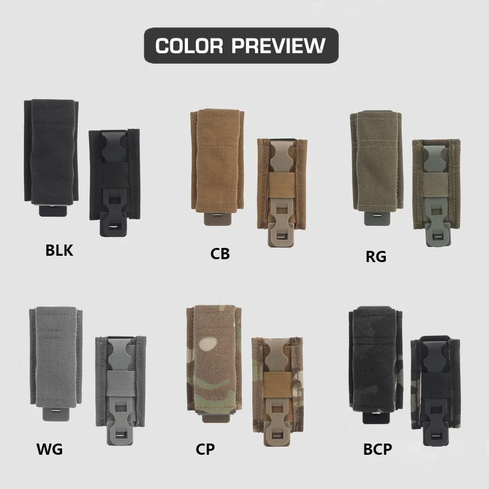 Hunting pistol magazine bag FAST 9mm single Mag bag double Mag hunting air gun holder with nylon support clip