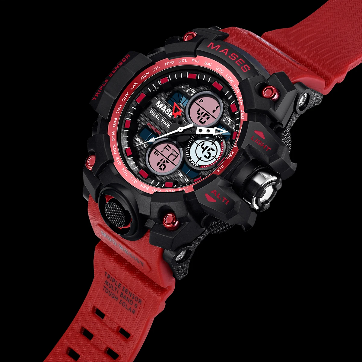 M15 Cool Waterproof Sports Watch with Electronic Function