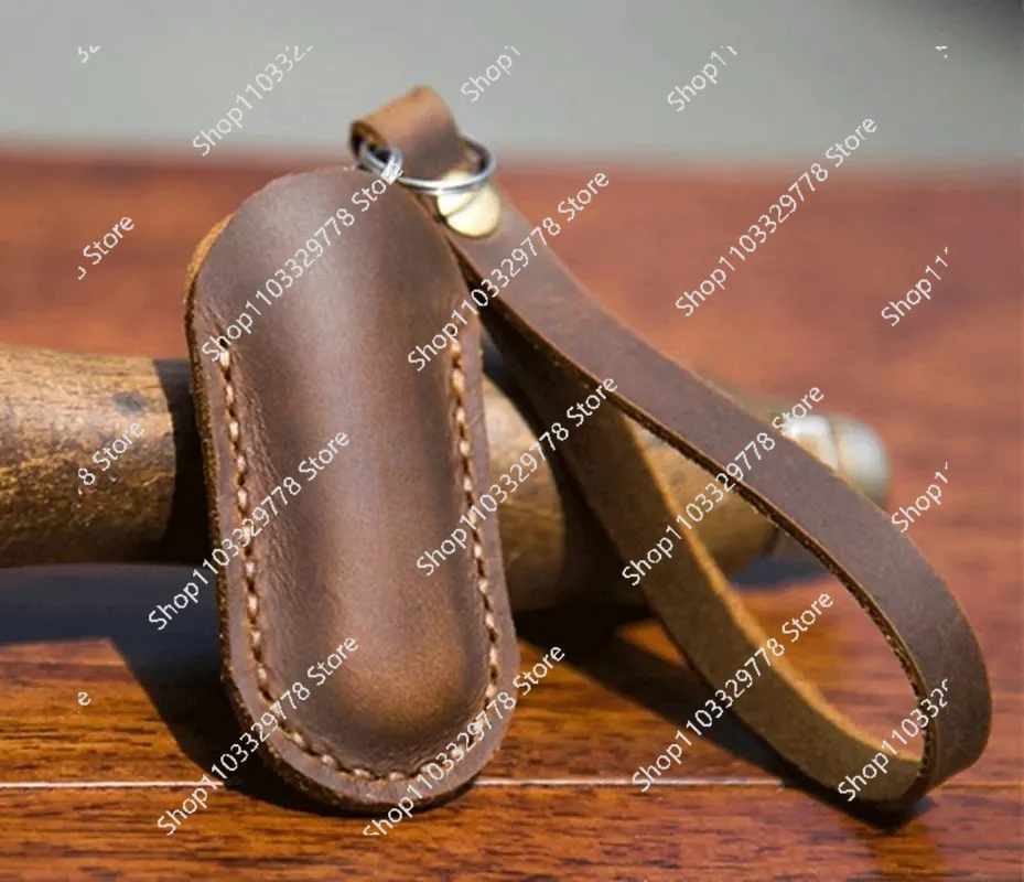 Hand-stitched Cowhide Leather Sleeve Knife Case Holster for Swiss Army Knife 58/84/91/111mm