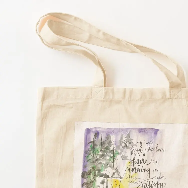 Made For Another World Lamppost Tote Bag tote university men women shopping