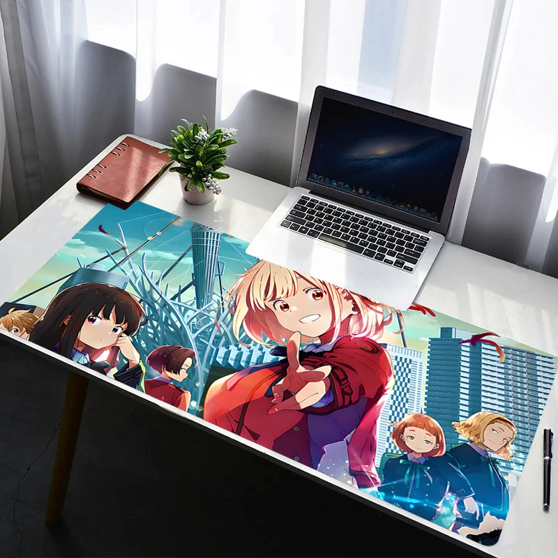 

Mouse Pad PC Non Slip Rubber Cartoon Mousepad Laptop Gamer Cabinet Keyboard Pad Office Computer Gaming L-lycoris Desk Mouse Mat