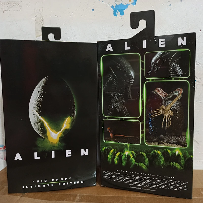 NECA Alien Big Chap Alien Figure Big Chap Alien Predator 40th Anniversary Egg Facehugger Figurine Model Toy Doll Gifts