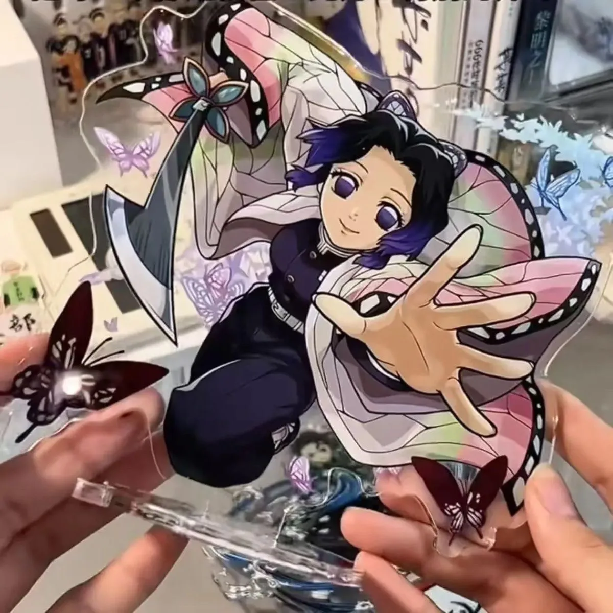 Neuer Demon Slayer Kimetsu No Yaiba Acryl-Ständer Anime-Charakter Desktop-Ornamente Cartoon Sammlerstück Deko Geschenk für Fans – Detail 3
