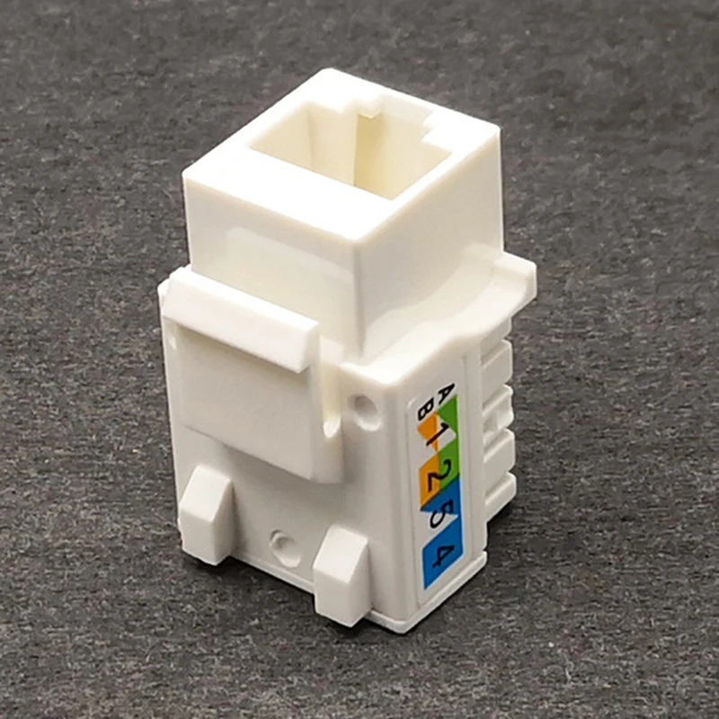 5Pcs CAT6 RJ45 110 Punch Down Keystone Computer Module Network Ethernet Jack