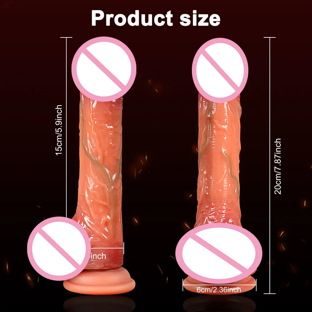 Y-Pao Smart App Controlled Telescopic Realistic Dildo Vibrator Heating Thrusting Vibrador Adult Sex Toys For Women Men G-Spot - view 5