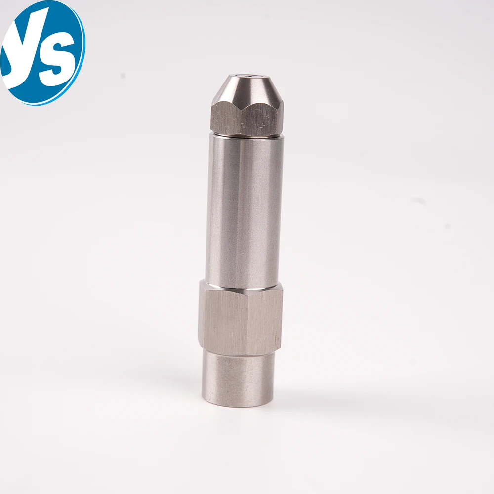 Stainless Steel Siphon Air Atomizing Nozzle Cone Jet Spray For Diesel Waste Oil Industrial Boiler Burner